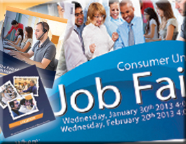 Consumer United Job Fair Print Media