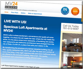 MV24 Lofts Website