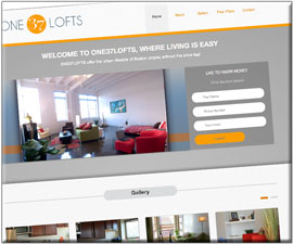 ONE37LOFTS Website 